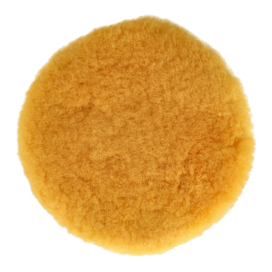 Шерстяной полировальный круг Mirka Lambswool Pad Pro Yellow 150 мм Grip