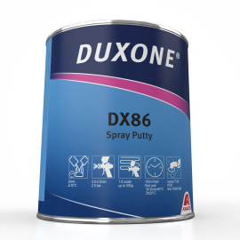 Жидкая распыляемая шпатлёвка Duxone DX86, 2К