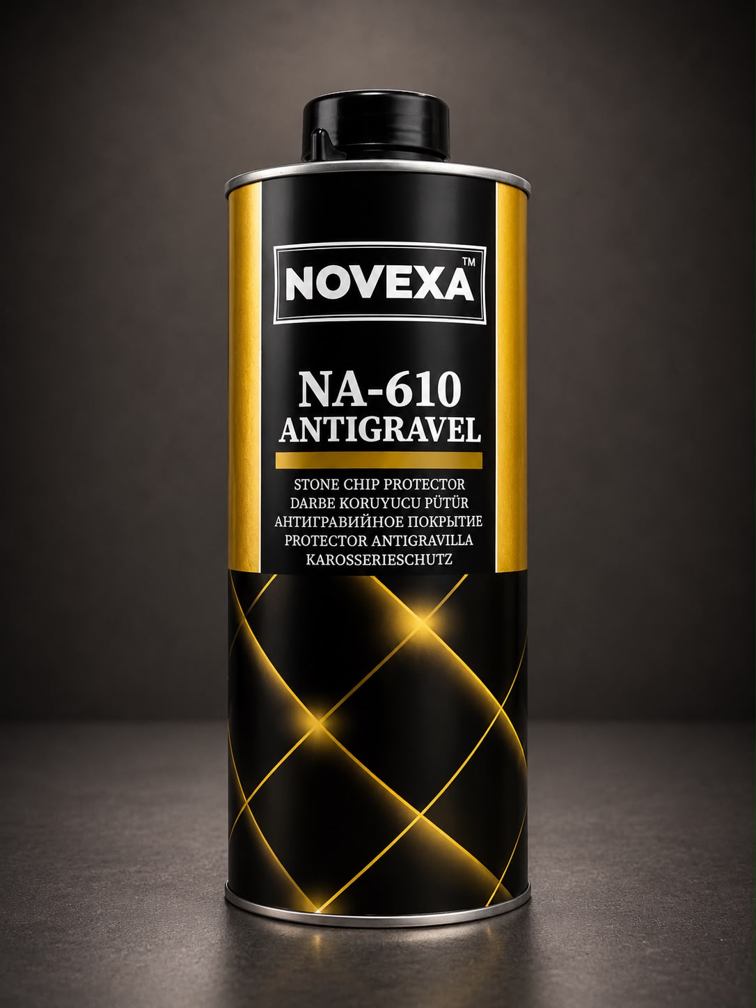 Антигравийное покрытие NOVEXA NA-610, чёрное, 1 кг